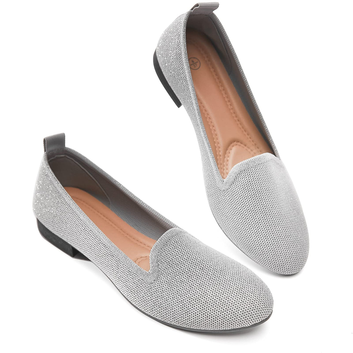 BABUDOG Women's Flats Shoes Mesh Slip on Loafers Soft Memory Foam Flats | Breathable Mesh Slip on Loafers,Casual Comfortable Dress Shoes for Work