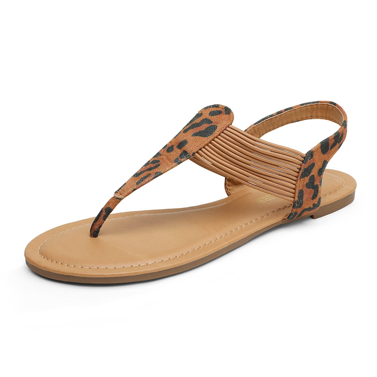 DREAM PAIRS Women's Flat Ankle Strap Sandals | Comfortable Elastic Strappy String Thong T-Strap Dressy Summer Gladiator Sandals for Women