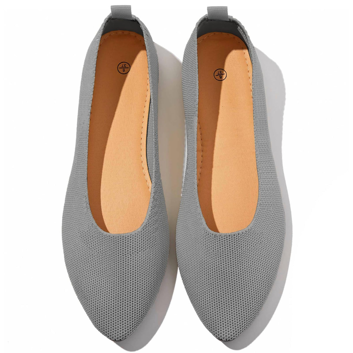 Shupua Women's Pointed Toe Ballet Flats