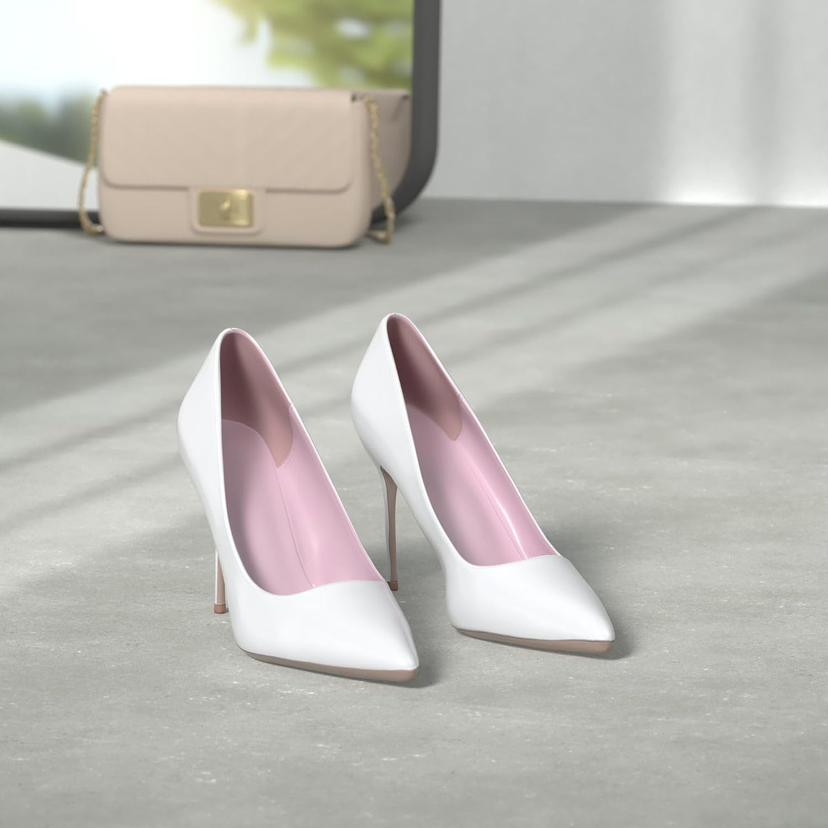 Elisabet Tang High Heels, Women Pumps Pointed Toe Stilettos 4.7 inch/12cm Sexy Heels Party Shoes
