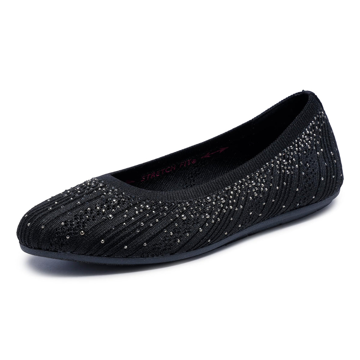 Skechers Women's Cleo 2.0 - Glitzy Daze | Modern Comfort Casual, Dress, Air-Cooled Memory Foam, Stretch Fit, Vegan, Recycled Materials