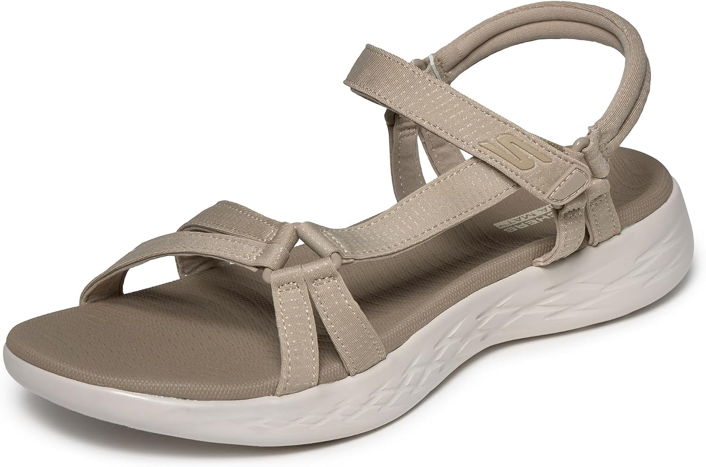 Skechers Women's On-The-go 600-Brilliancy Sport Sandal | Casual, 5GEN Cushioning, Air-Cooled Goga Mat, Machine Washable, Vegan, River sandal
