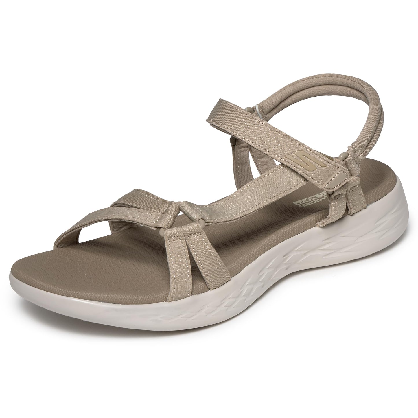 Skechers Women's On-The-go 600-Brilliancy Sport Sandal | Casual, 5GEN Cushioning, Air-Cooled Goga Mat, Machine Washable, Vegan, River sandal