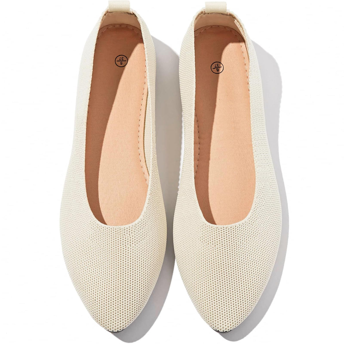 Shupua Women's Pointed Toe Ballet Flats