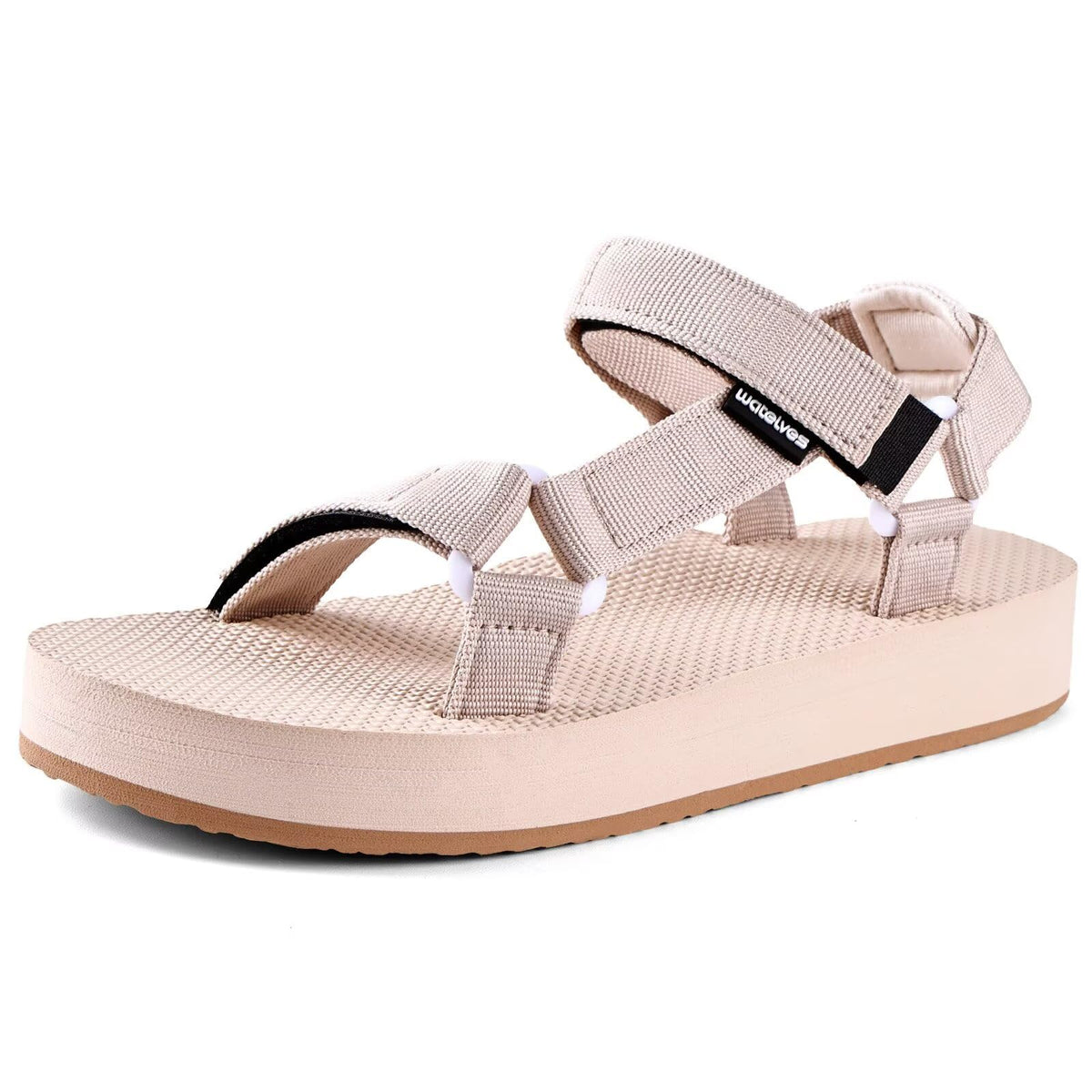 WateLves Womens-Sport-Sandals Hiking Sandals with-Arch-Support Webbing-Outdoor-Beach-Water-Sandals for Travel-Walking-Trekking-Camping