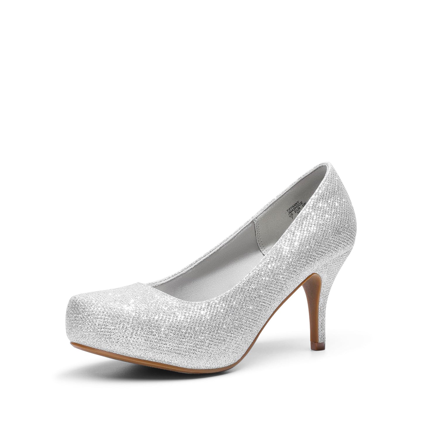 DREAM PAIRS Women's Low Platform Stiletto Heels Pumps | Classic Elegant Versatile Heels Dress Comfortable Closed Toe Pumps Shoes for Wedding Party Walking Brithday Work Office Daily