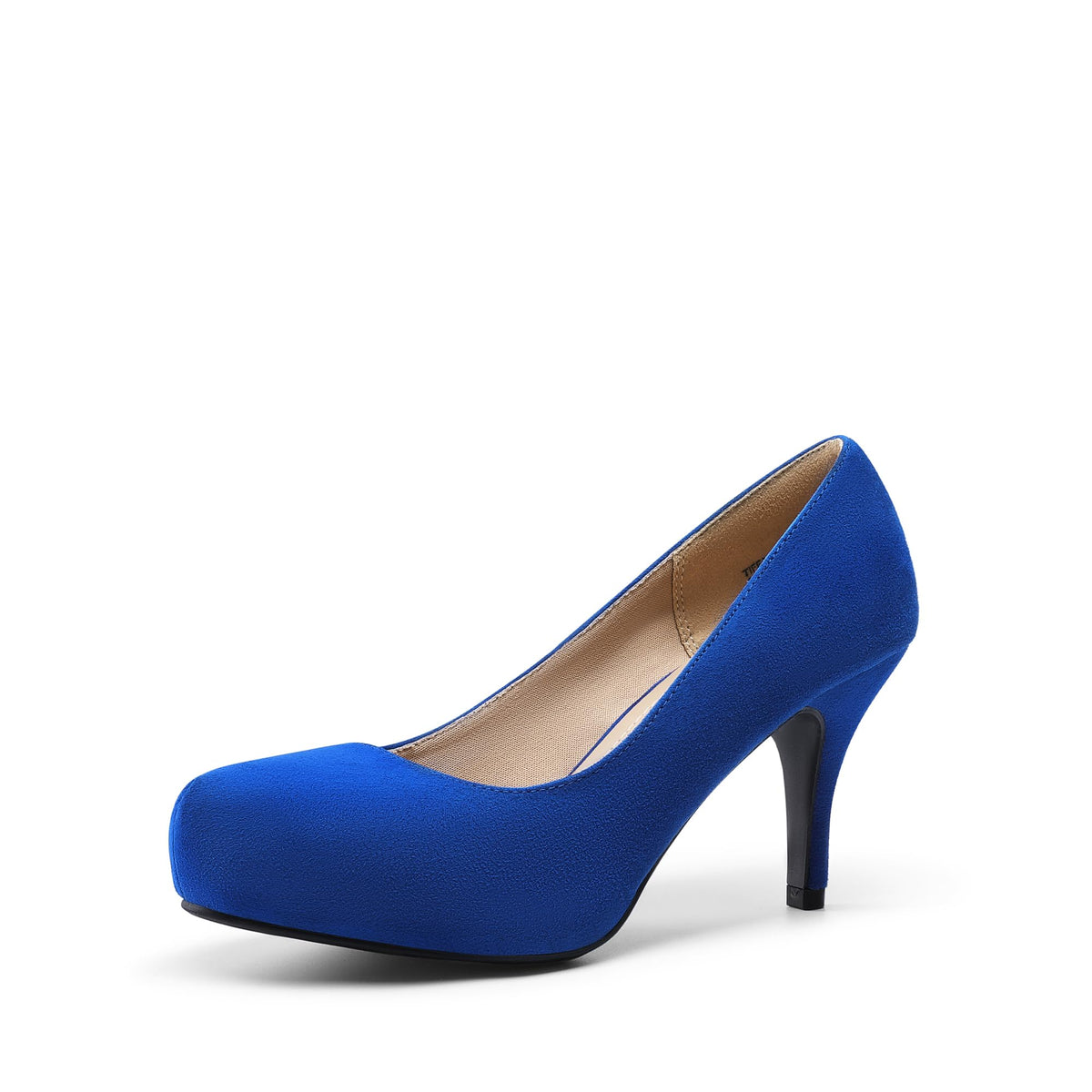 DREAM PAIRS Women's Low Platform Stiletto Heels Pumps | Classic Elegant Versatile Heels Dress Comfortable Closed Toe Pumps Shoes for Wedding Party Walking Brithday Work Office Daily