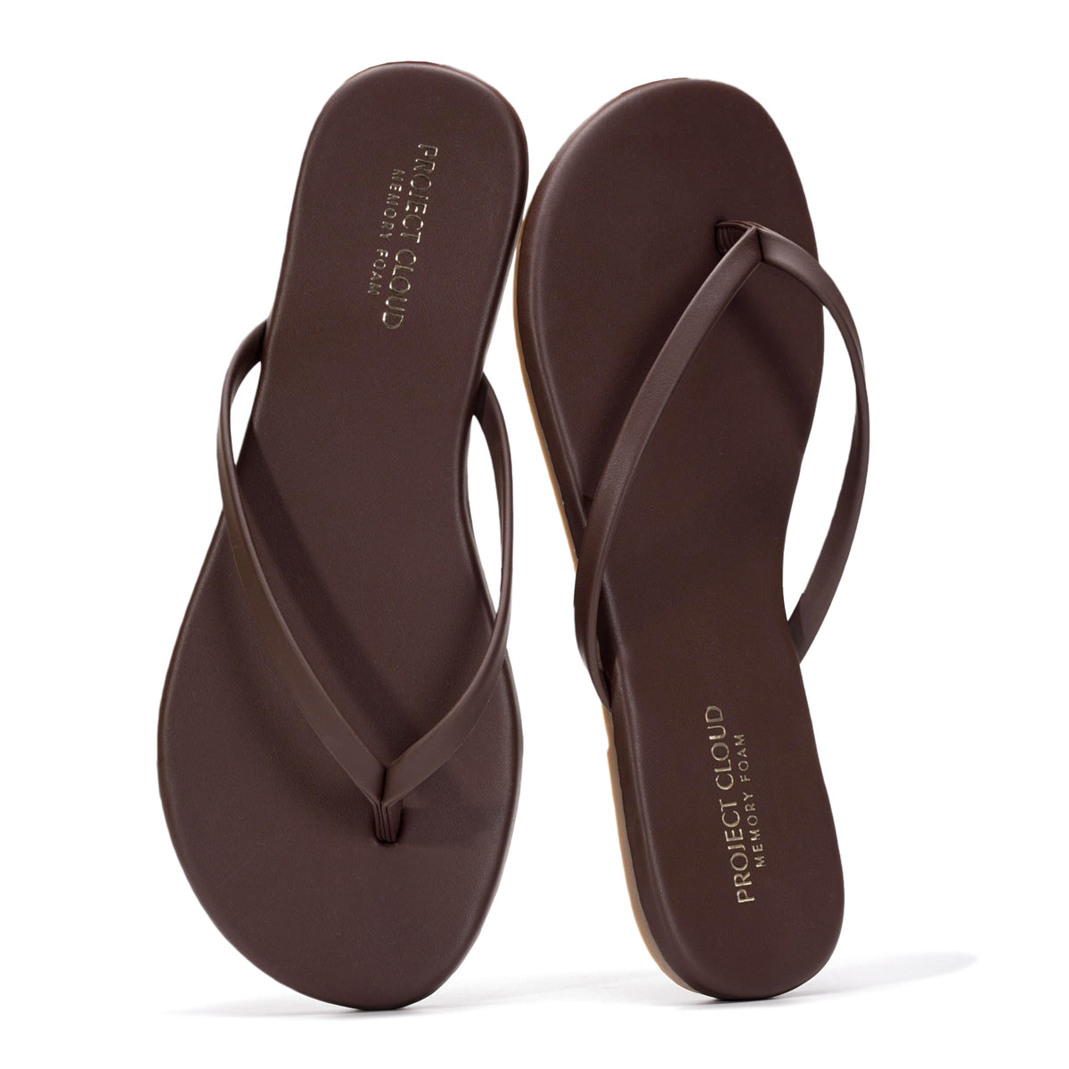 Project Cloud Flip Flops for Women Memory Foam Flats Sandals (Foundations) | Lightweight and Durable Non-Slip SoleWomens Sandals - Beach Essentials Womens Flat Sandals for Everyday Comfort Daily Wear