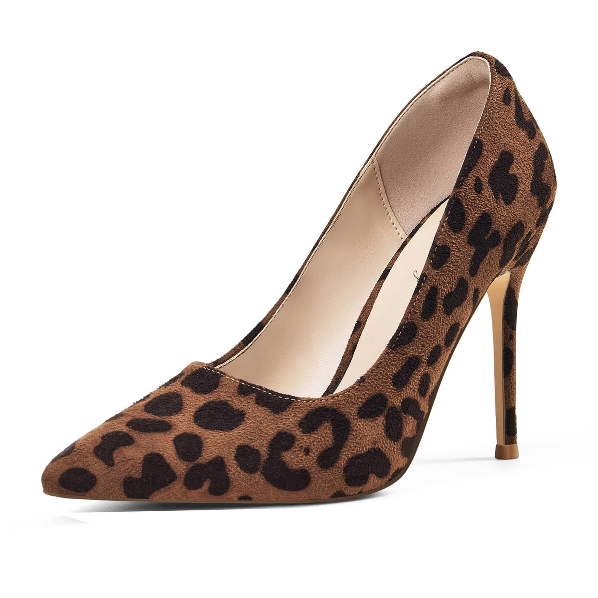 Elisabet Tang Women's High Heels Pumps Closed Pointed Toe Stiletto 4inch Heels Classic Office Special Dressy Wedding Pump Shoes