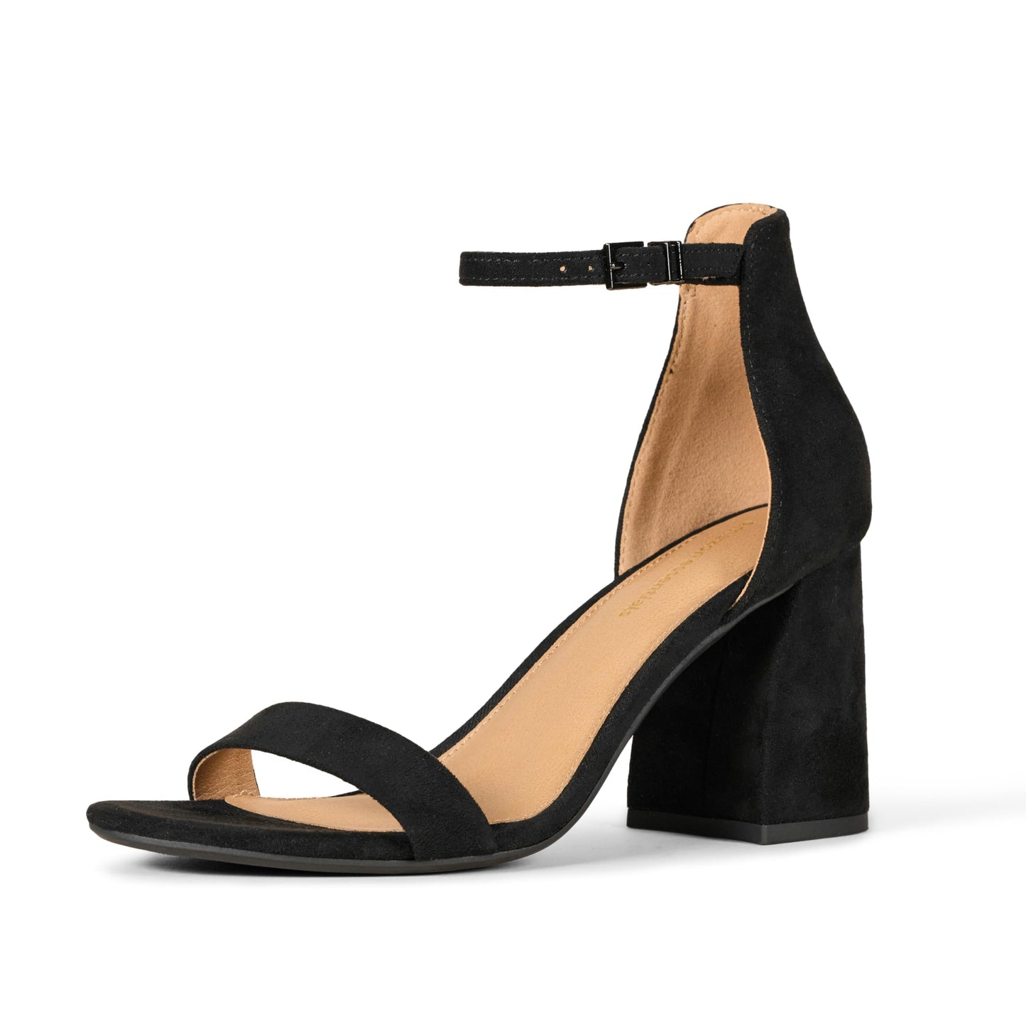 Amazon Essentials Women's Ankle Strap Block Heel Nola Sandals