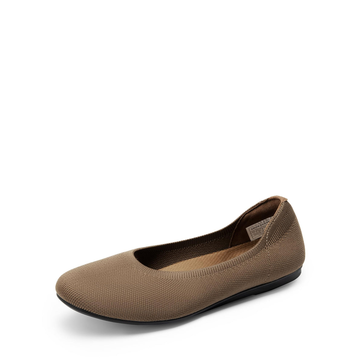 DREAM PAIRS Women's Dress Knit Ballet Comfort Flats | Comfortable Round Toe Slip-On Flexible Portable Breathable Dress Office Flats for Daily Walking and Travel
