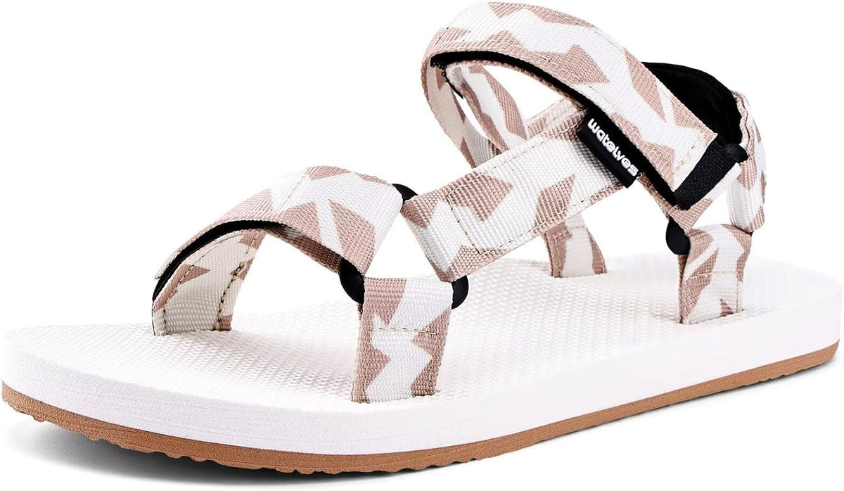 WateLves Womens-Sport-Sandals Hiking Sandals with-Arch-Support Webbing-Outdoor-Beach-Water-Sandals for Travel-Walking-Trekking-Camping