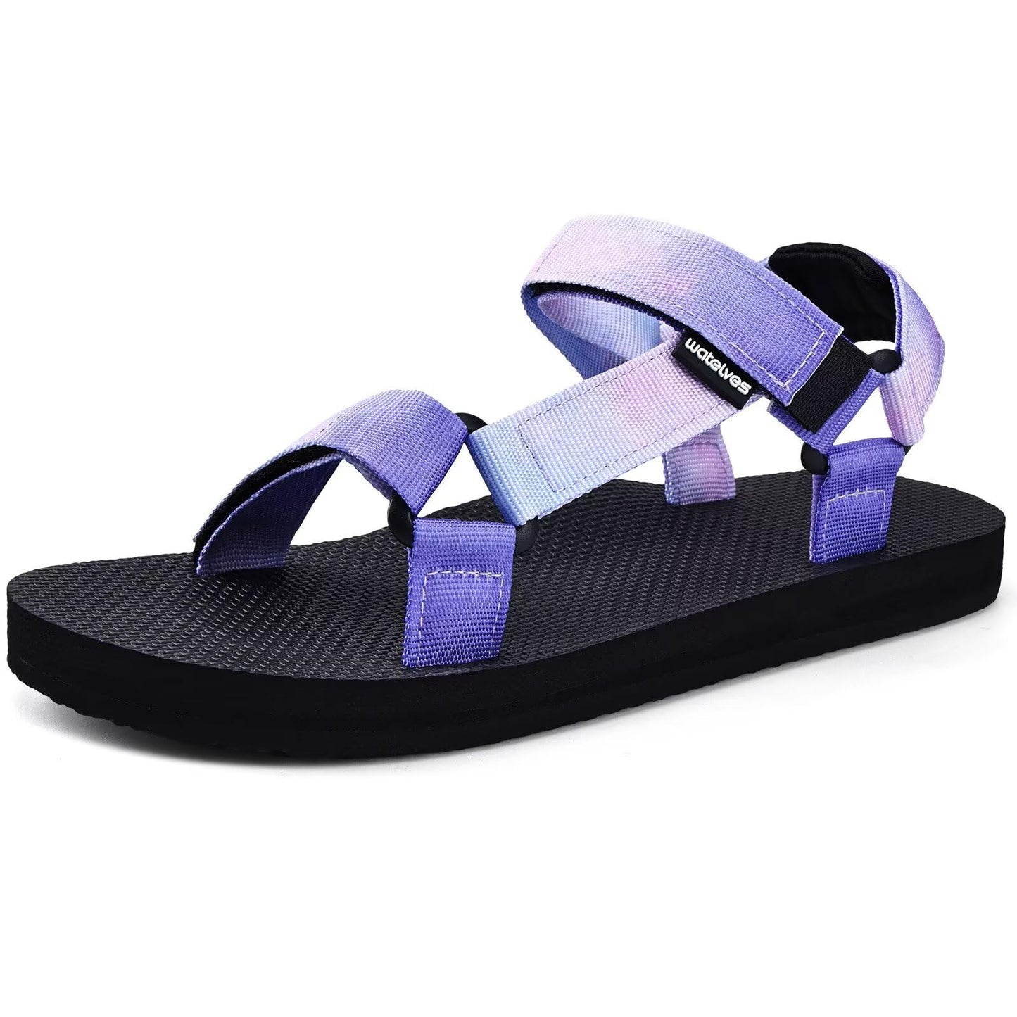 WateLves Womens-Sport-Sandals Hiking Sandals with-Arch-Support Webbing-Outdoor-Beach-Water-Sandals for Travel-Walking-Trekking-Camping