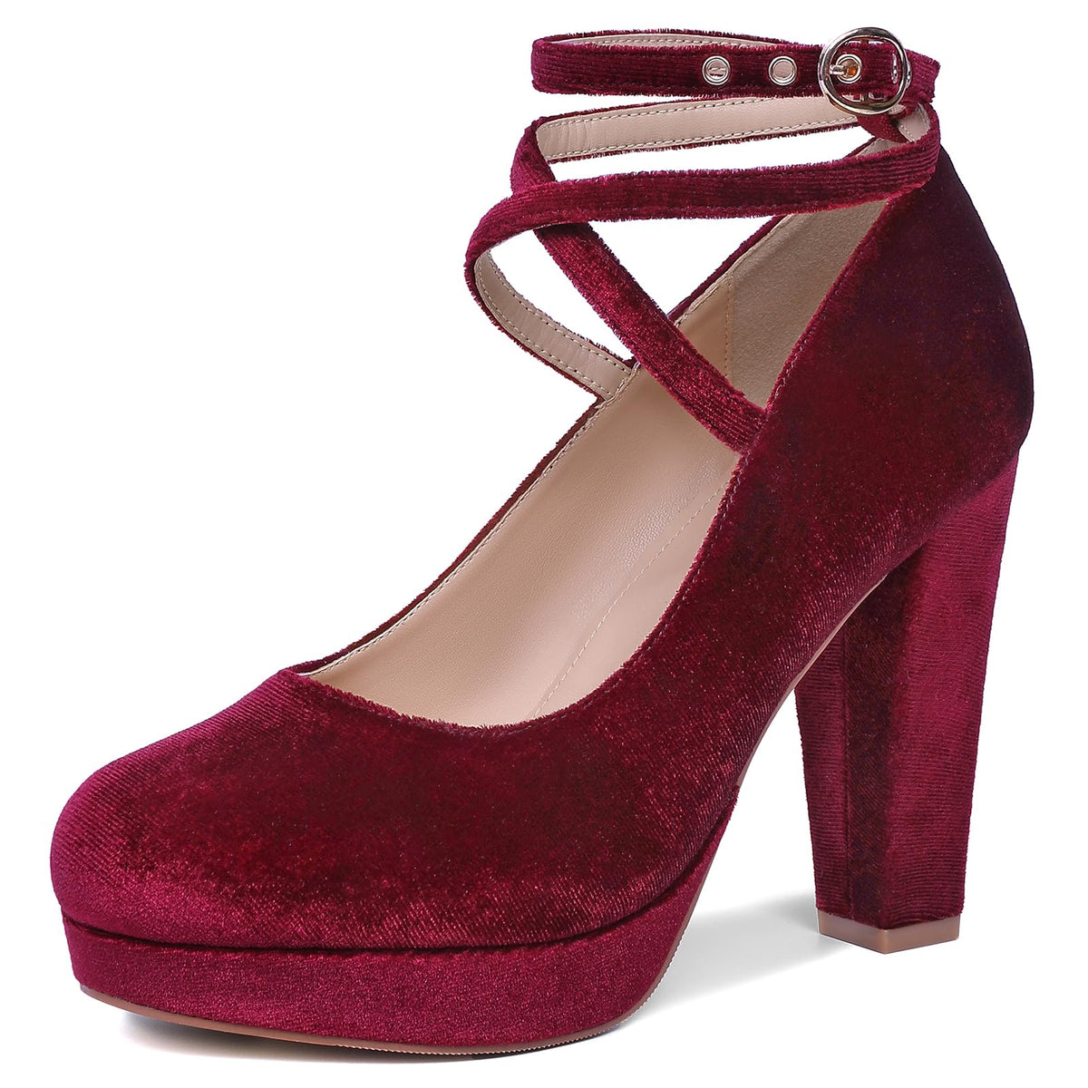 Mostrin Fashion Vintage Womens Small Bowtie Platform Pumps Ladies Sexy High Heeled Shoes