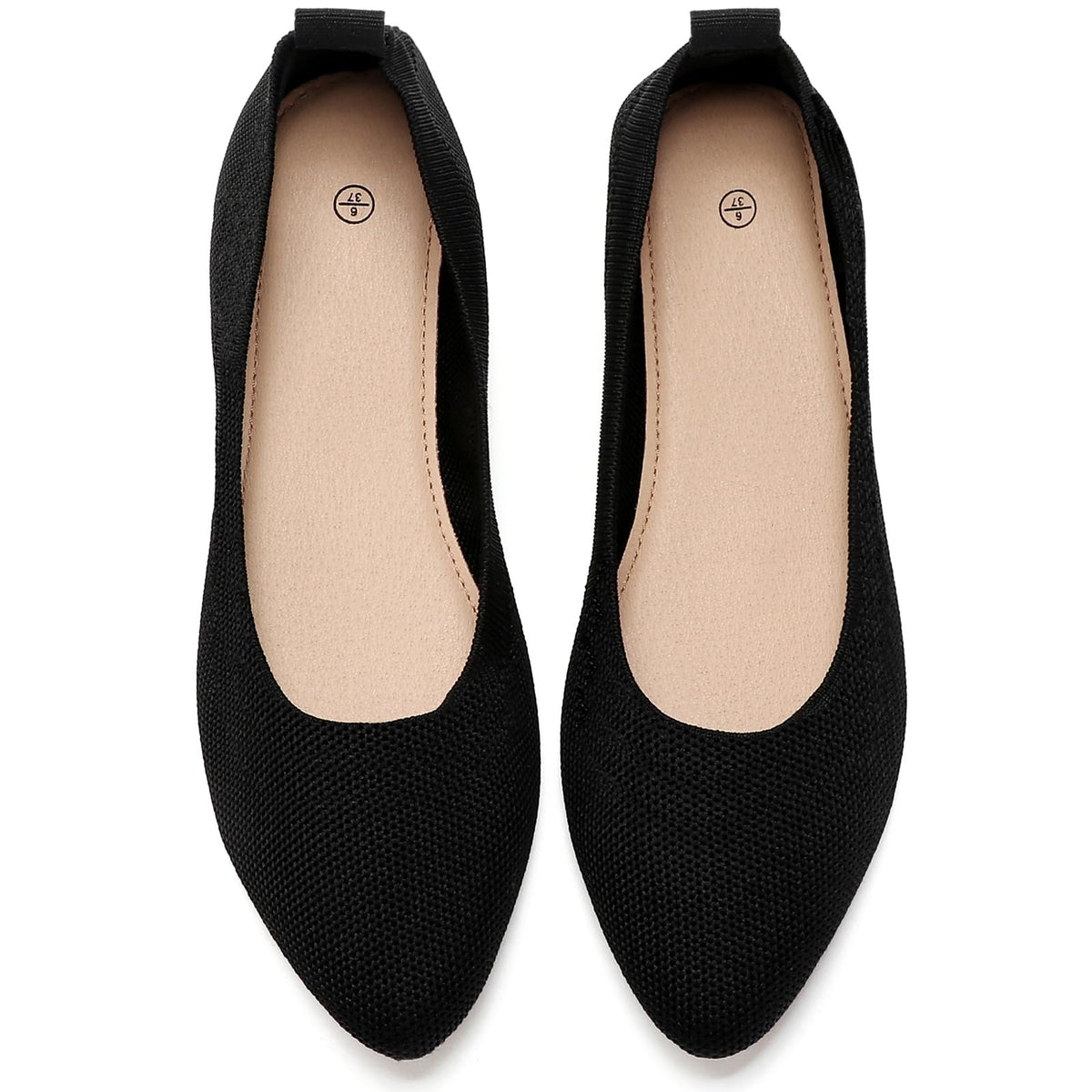 Shupua Women's Pointed Toe Ballet Flats