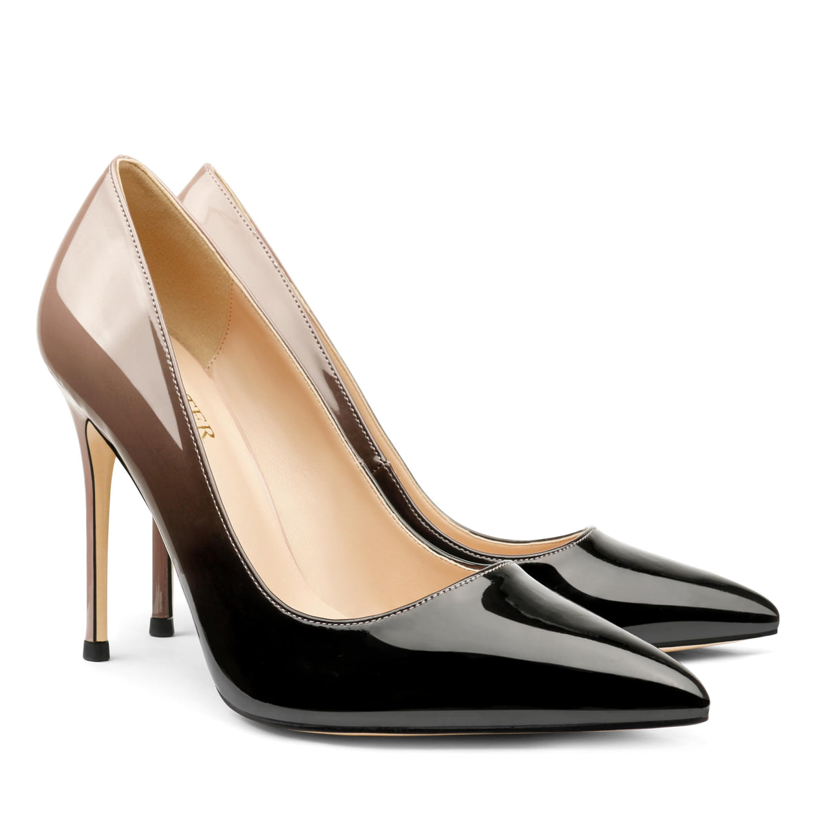 COLETER Women's 4 Inch Pumps Pointed Toe Dress Shoes Slip On Stiletto Pumps | Closed Toe Stiletto High Heel Pumps, Elegant Dress Heels for Business Casual, Formal, Evening Party