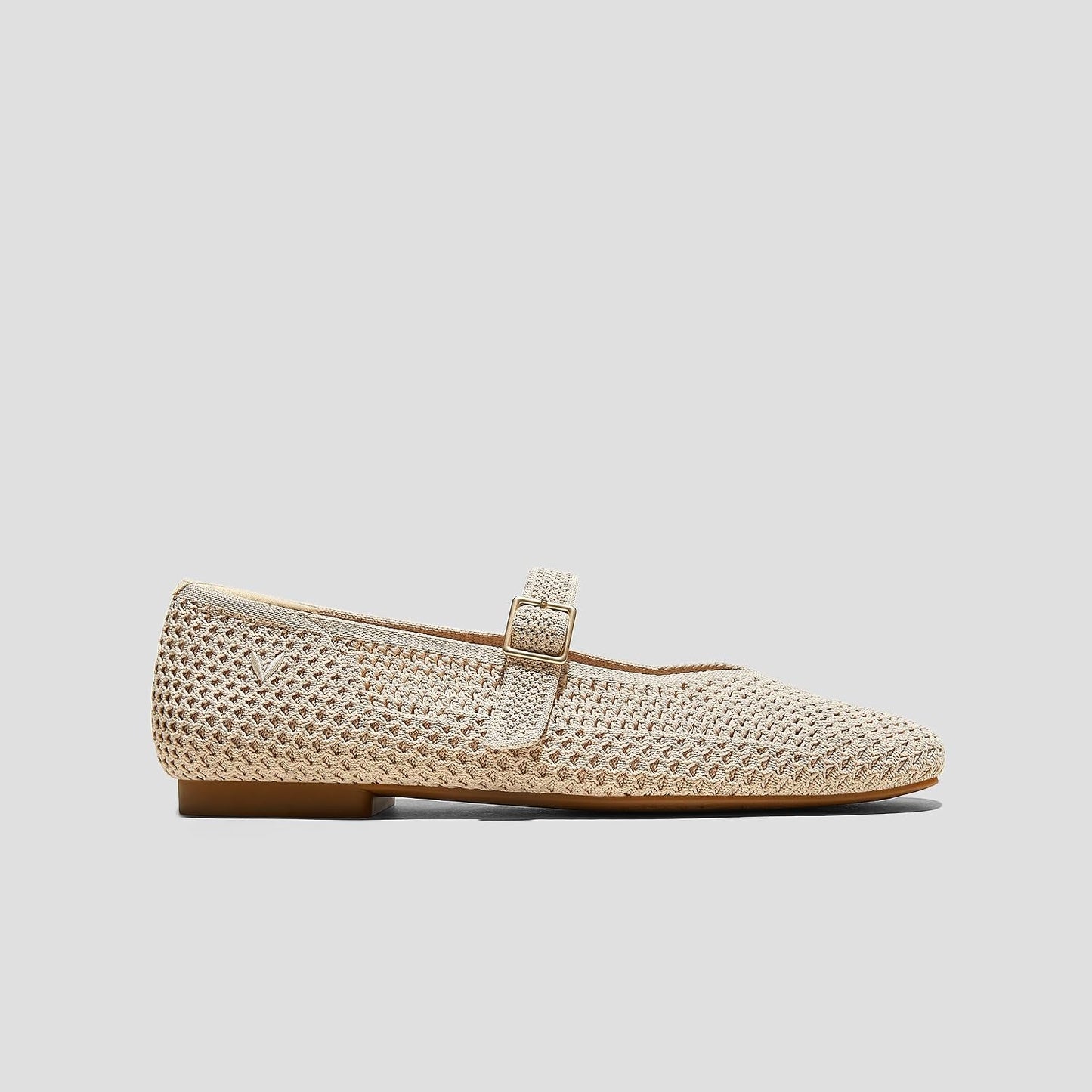 VIVAIA Women's Margot Mary Jane Square-Toe Ballet Flats