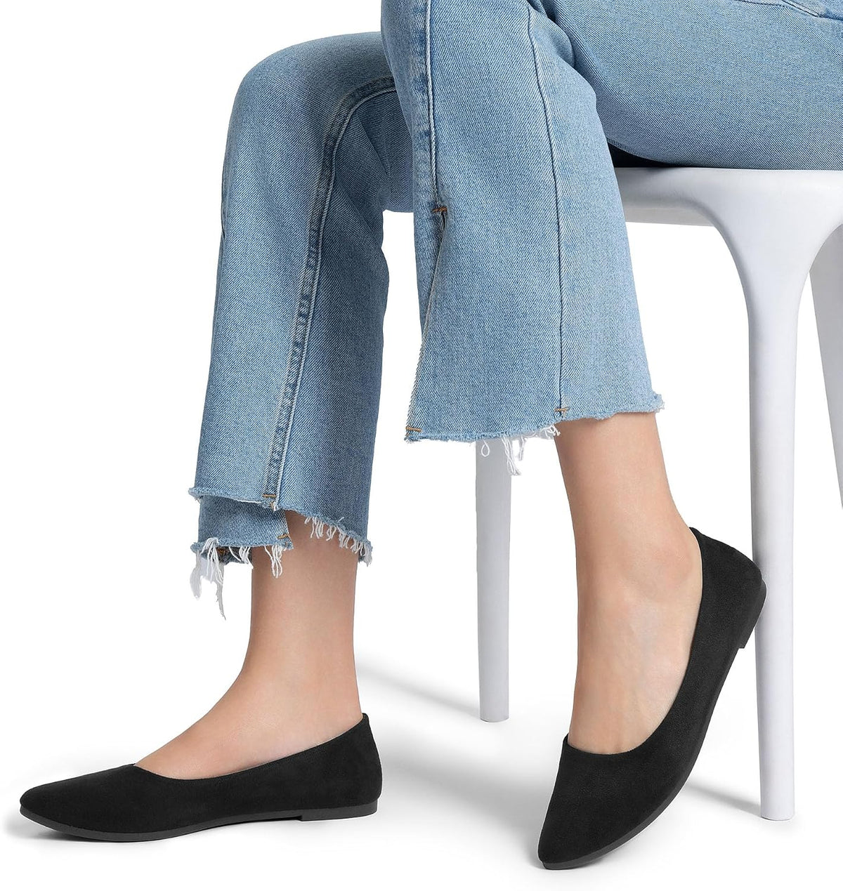 DREAM PAIRS Women's Pointed Toe Flexible Flats | pointed toe flats,comfortable flexible cushioned slip on shoes,for business work office casual occasion