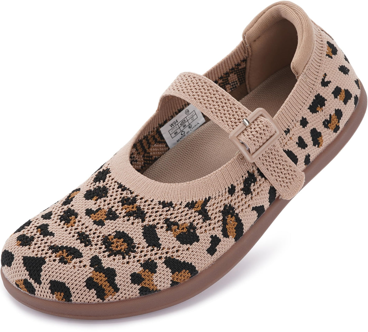 WHITIN Women's Barefoot Mary Jane Flats Wide Toe Box W94 | Toe Freedom for Wide Feet, Zero Drop for Natural Walking, All-Day Comfort for Office, Dress, Business Casual, Wedding