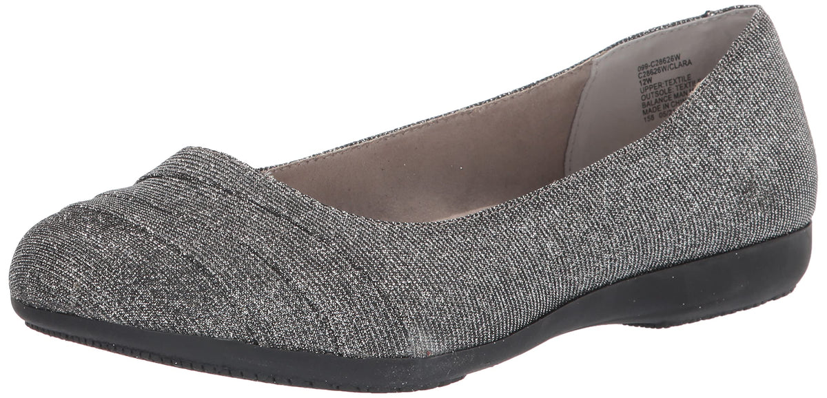 Cliffs by White Mountain Women's Clara Cushioned Ballet Flat