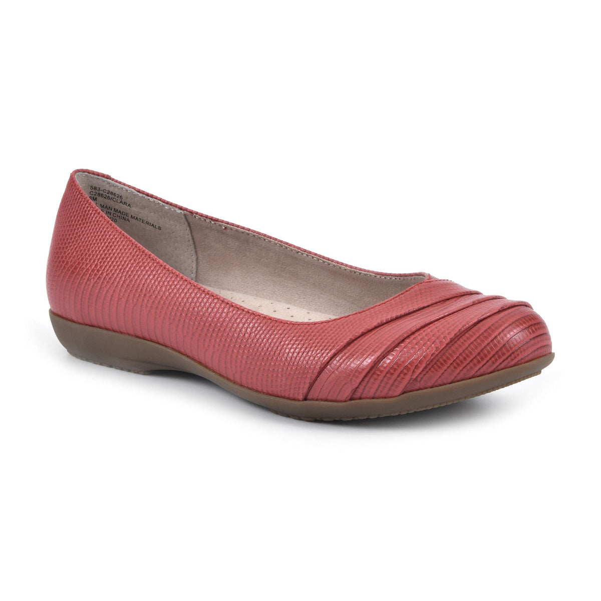 Cliffs by White Mountain Women's Clara Cushioned Ballet Flat