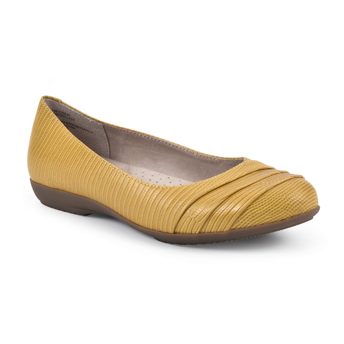 Cliffs by White Mountain Women's Clara Cushioned Ballet Flat
