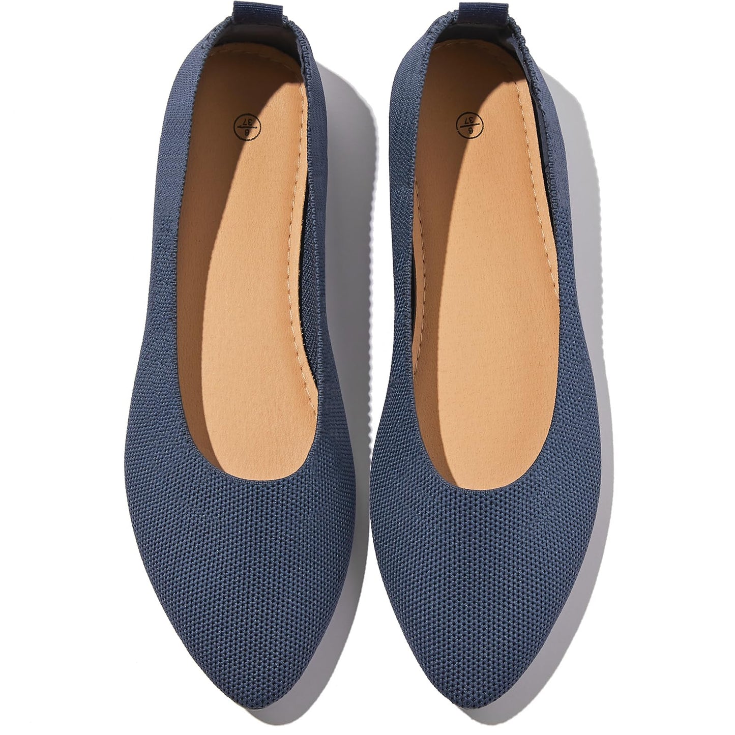 Shupua Women's Pointed Toe Ballet Flats