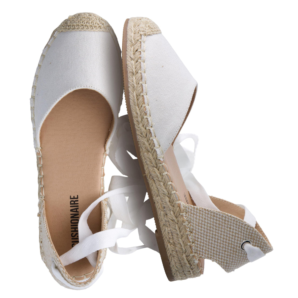 CUSHIONAIRE Talisa Espadrilles for Women, Closed Toe Wedge Sandal with Elastic Ankle Strap and Jute Wrapped Sole