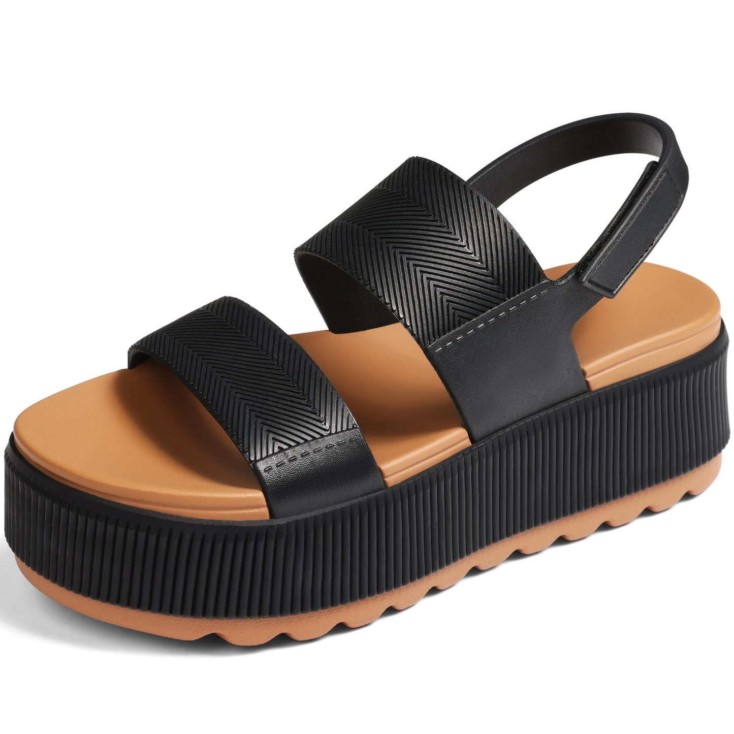 Lovee Cosee Platform Water Sandals for Women Chunky Wedge Lug Sole Comfortable Waterproof Summer Walking Beach Shoes