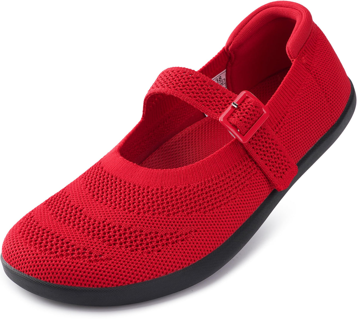 WHITIN Women's Barefoot Mary Jane Flats Wide Toe Box W94 | Toe Freedom for Wide Feet, Zero Drop for Natural Walking, All-Day Comfort for Office, Dress, Business Casual, Wedding