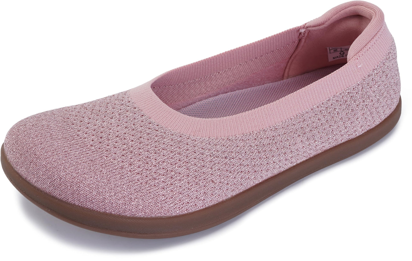 WHITIN Women's Wide Toe Box Barefoot Ballet Flats W93 | Natural Toe Space for Wide Feet, 2 Removable Insoles for Adjustable Fit, Comfort for Office, Dress, Business Casual, Daily