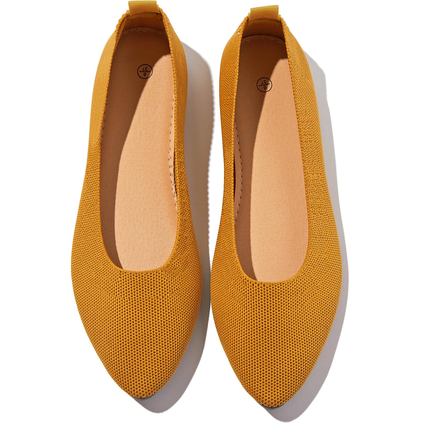 Shupua Women's Pointed Toe Ballet Flats