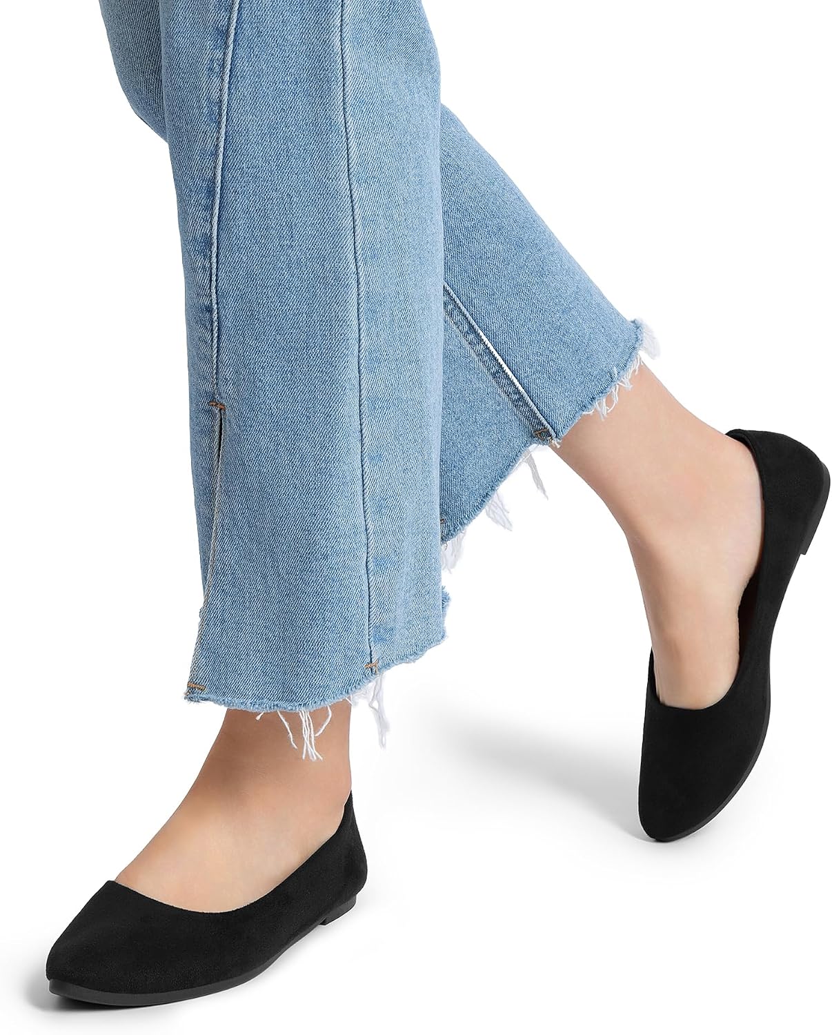 DREAM PAIRS Women's Pointed Toe Flexible Flats | pointed toe flats,comfortable flexible cushioned slip on shoes,for business work office casual occasion