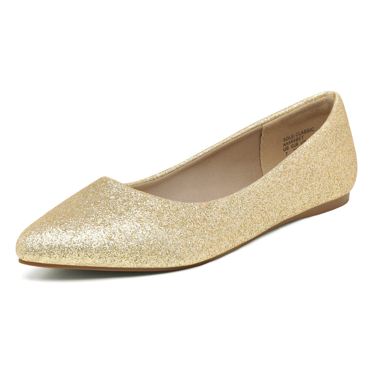 DREAM PAIRS Women's Dress Ballet Flats | pointed toe flats, dressy flat shoes for wedding work office business, slip on comfort flats for women