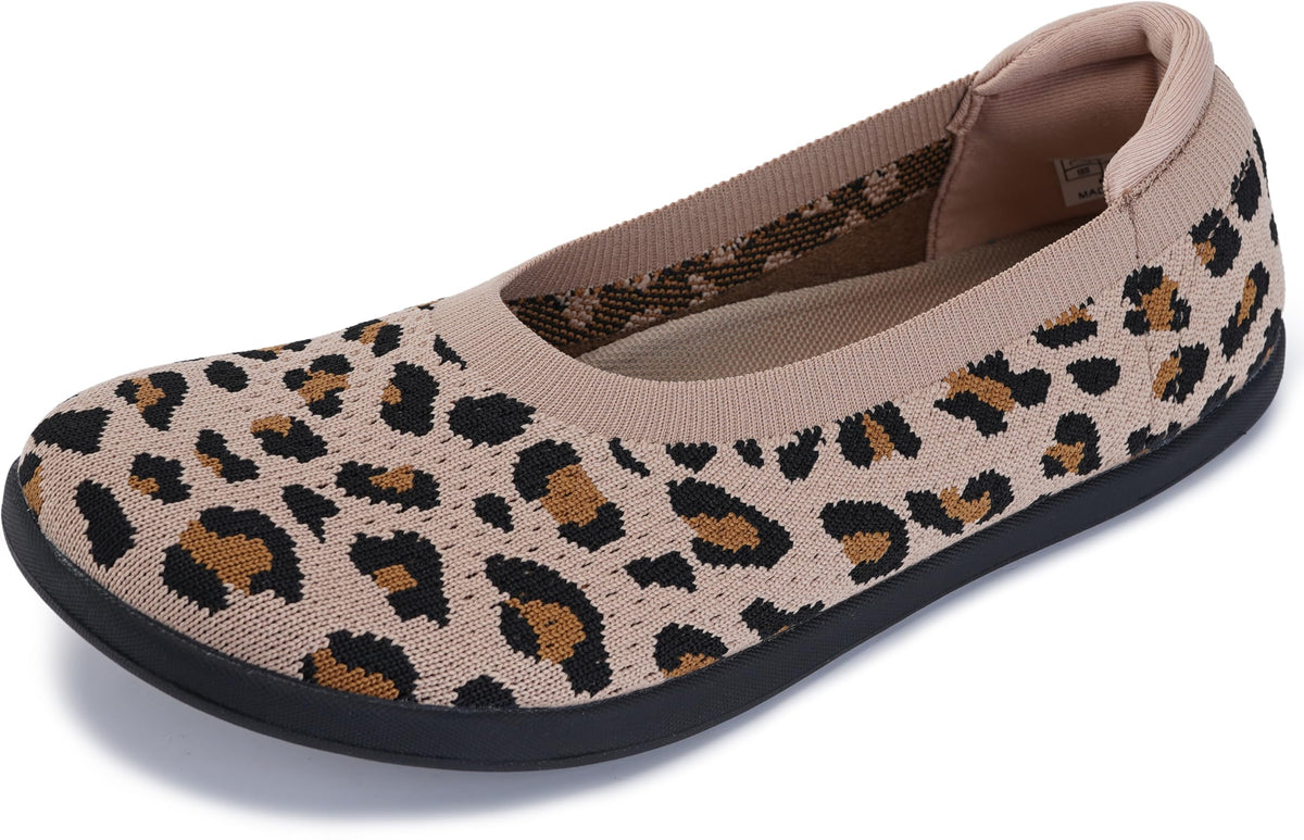 WHITIN Women's Wide Toe Box Barefoot Ballet Flats W93 | Natural Toe Space for Wide Feet, 2 Removable Insoles for Adjustable Fit, Comfort for Office, Dress, Business Casual, Daily
