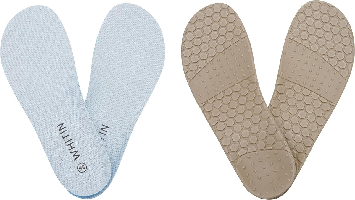 WHITIN Women's Wide Toe Box Barefoot Ballet Flats W93 | Natural Toe Space for Wide Feet, 2 Removable Insoles for Adjustable Fit, Comfort for Office, Dress, Business Casual, Daily