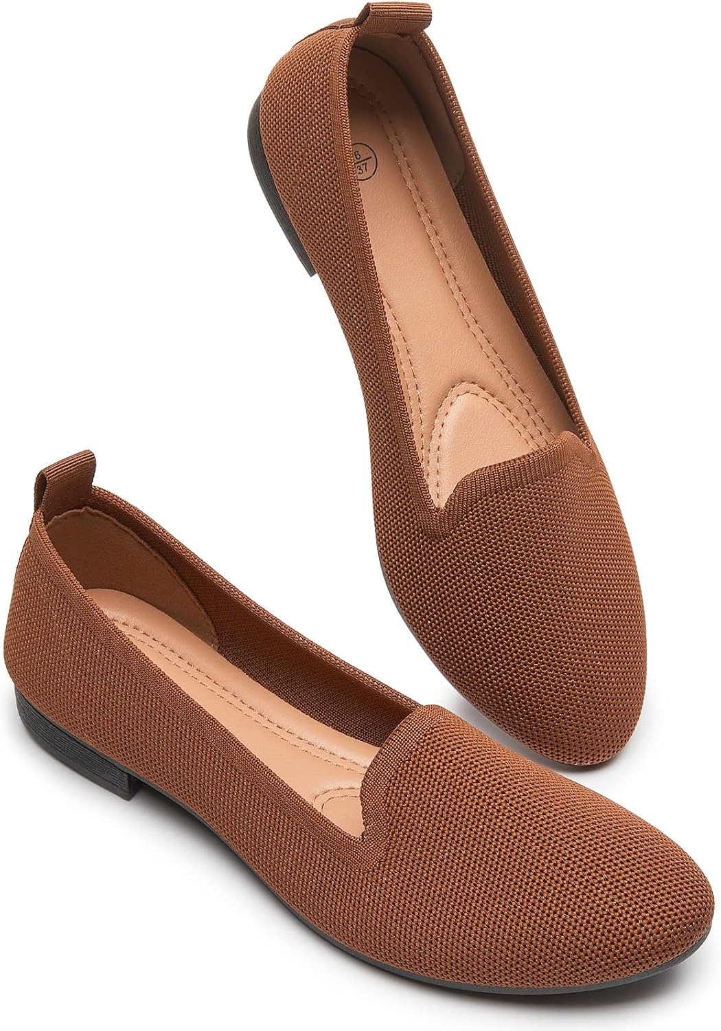 BABUDOG Women's Flats Shoes Mesh Slip on Loafers Soft Memory Foam Flats | Breathable Mesh Slip on Loafers,Casual Comfortable Dress Shoes for Work