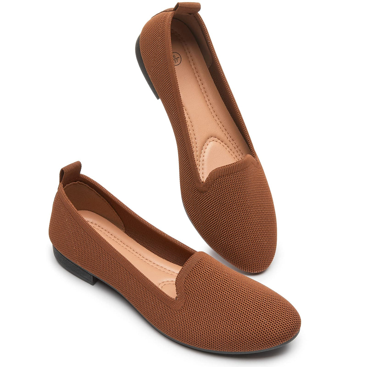 BABUDOG Women's Flats Shoes Mesh Slip on Loafers Soft Memory Foam Flats | Breathable Mesh Slip on Loafers,Casual Comfortable Dress Shoes for Work