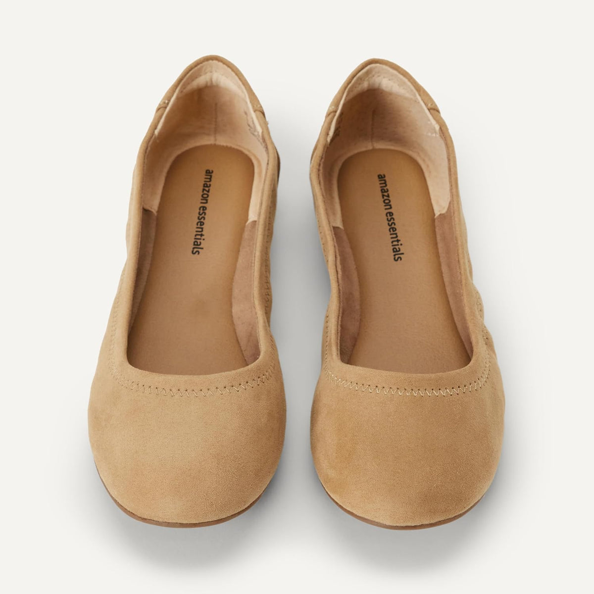 Amazon Essentials Women's Belice Comfortable Slip-On Ballet Flats Shoes