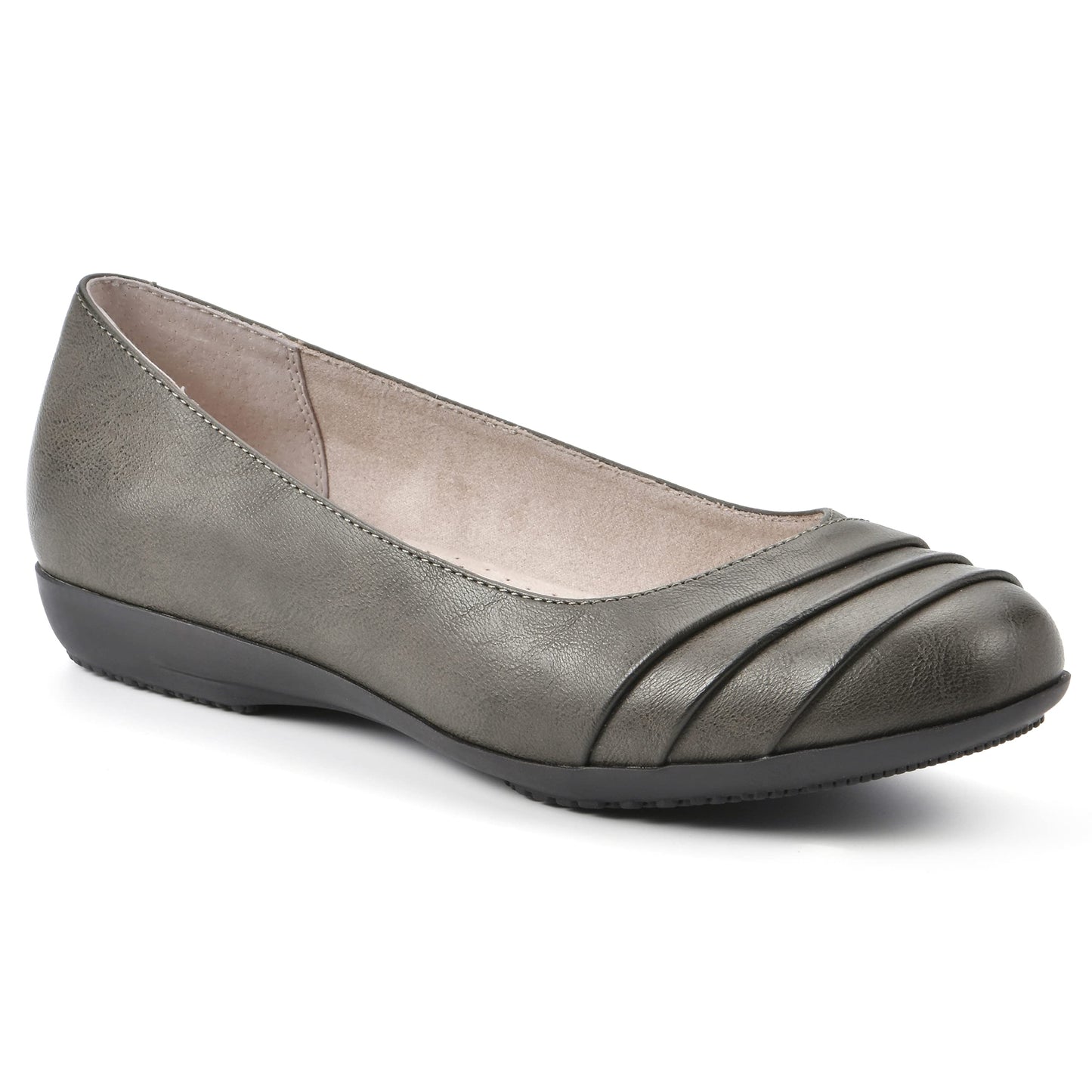Cliffs by White Mountain Women's Clara Cushioned Ballet Flat