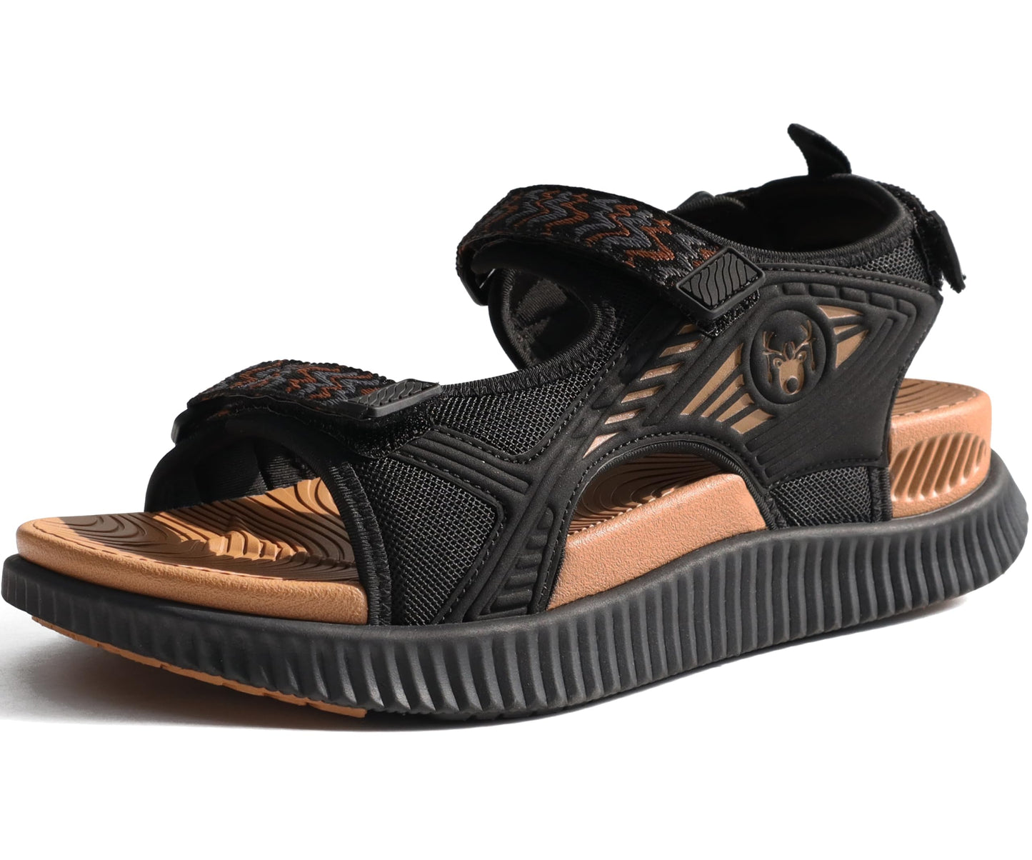KuaiLu Womens Orthopedic Walking Sandals with Comfortable Arch Support | Relief Plantar Fasciitis Summer Outdoor Hiking Recovery Adjustable Strap Athletic Chunky Cushion Shoes
