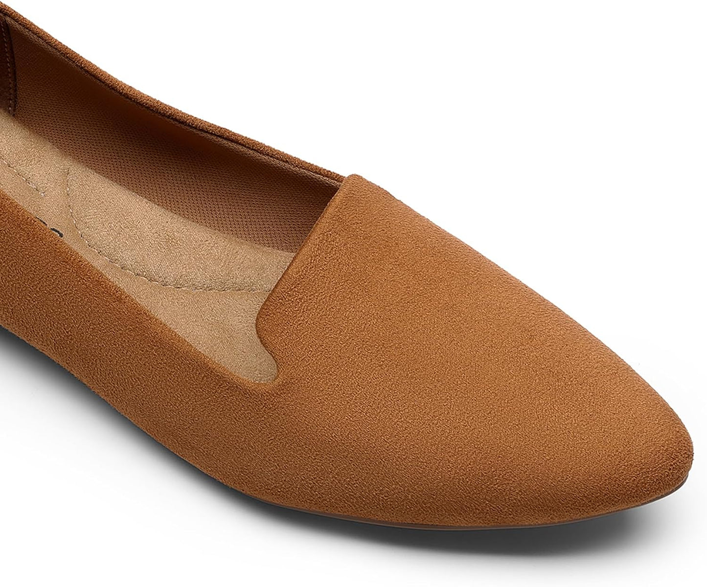 DREAM PAIRS Women's Pointed Toe Business Dressy Flats | chic pointed toe slip-on shoes, comfortable elegant classic casual dress loafer flats, for daily and work office