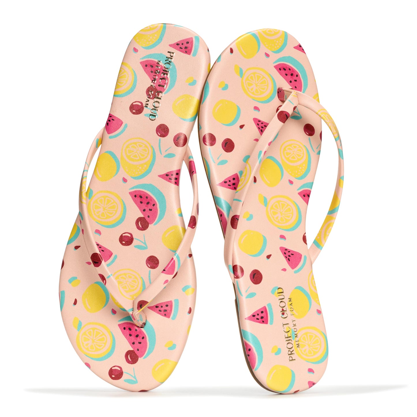 Project Cloud Flip Flops for Women Memory Foam Flats Sandals (Foundations) | Lightweight and Durable Non-Slip SoleWomens Sandals - Beach Essentials Womens Flat Sandals for Everyday Comfort Daily Wear