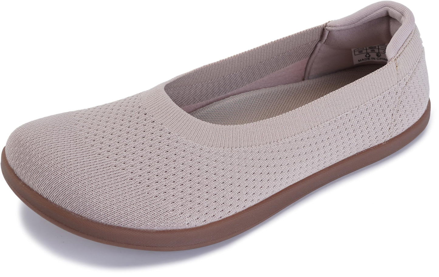 WHITIN Women's Wide Toe Box Barefoot Ballet Flats W93 | Natural Toe Space for Wide Feet, 2 Removable Insoles for Adjustable Fit, Comfort for Office, Dress, Business Casual, Daily